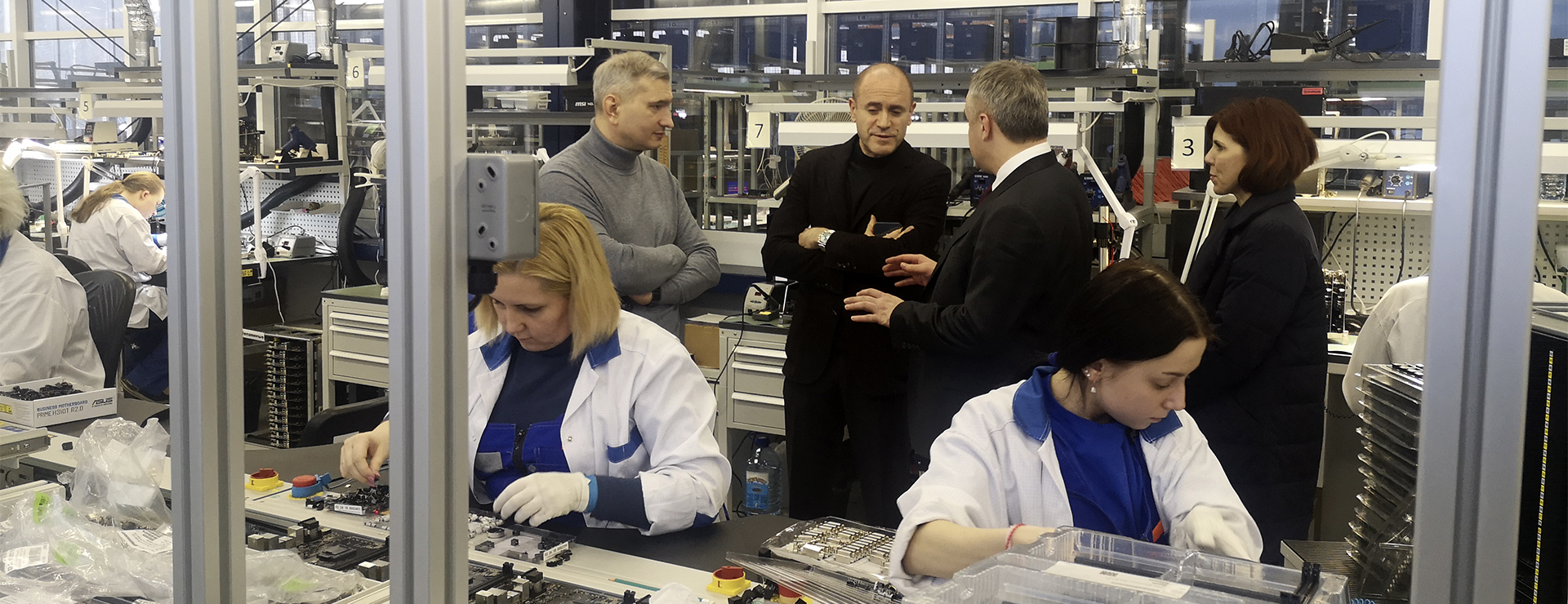  Заместитель министра промышленности и торговли РФ Василий Шпак посетил завод Kraftway
